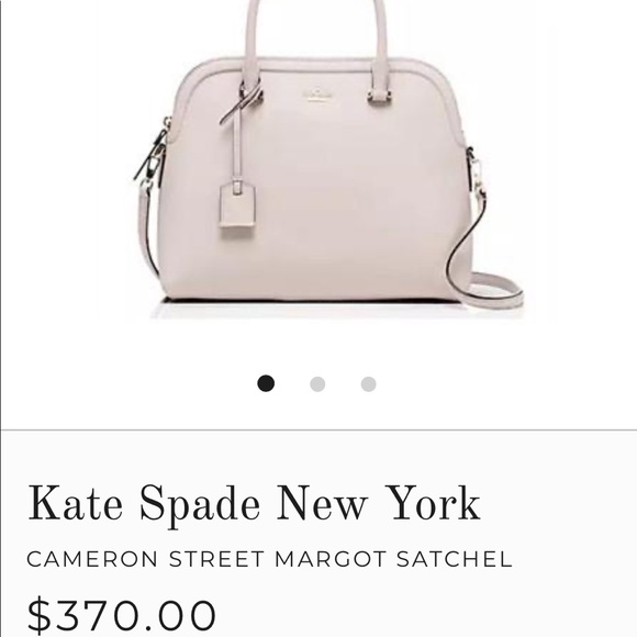 like new $410 Kate Spade beige satchel - Picture 8 of 8